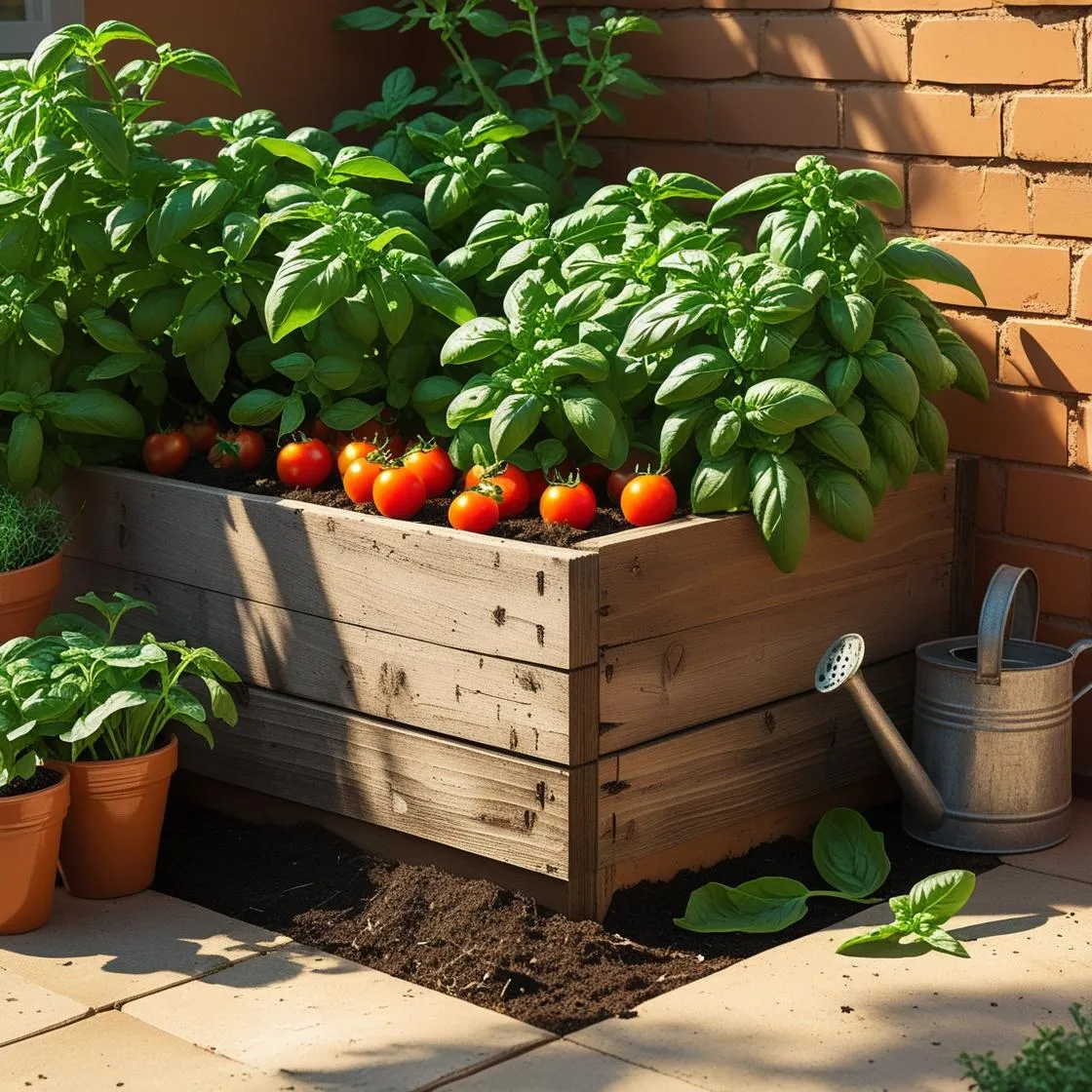 Small raised bed