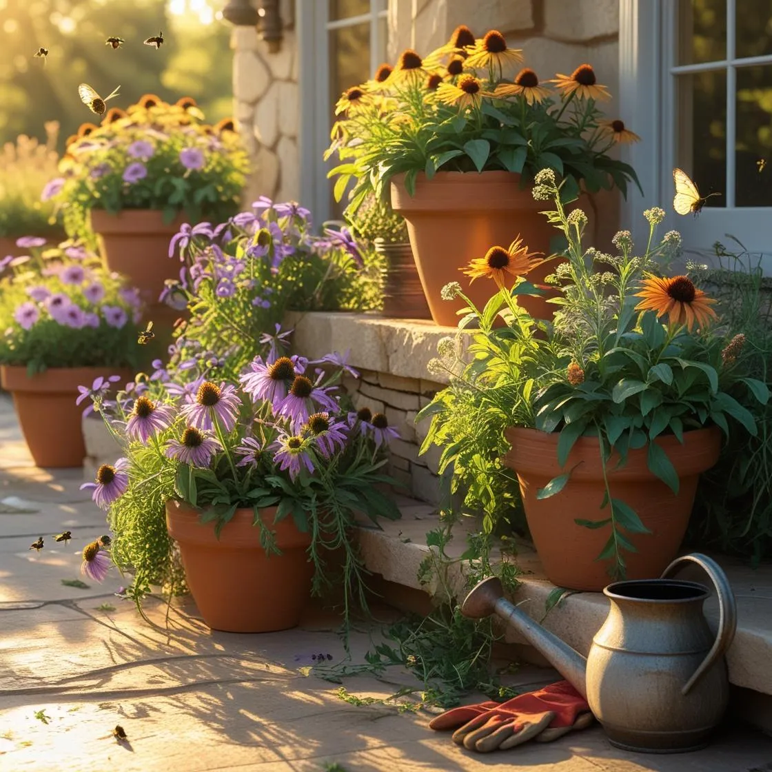 Native Container Garden on Your Patio