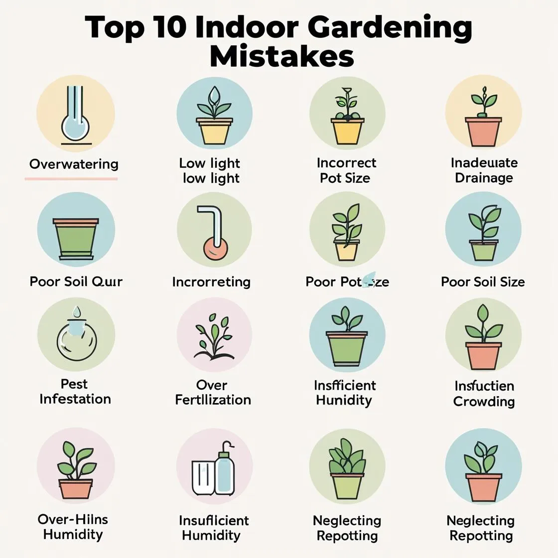  top 10 indoor gardening mistakes