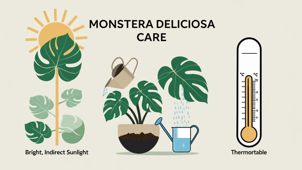 Monstera Deliciosa care 
