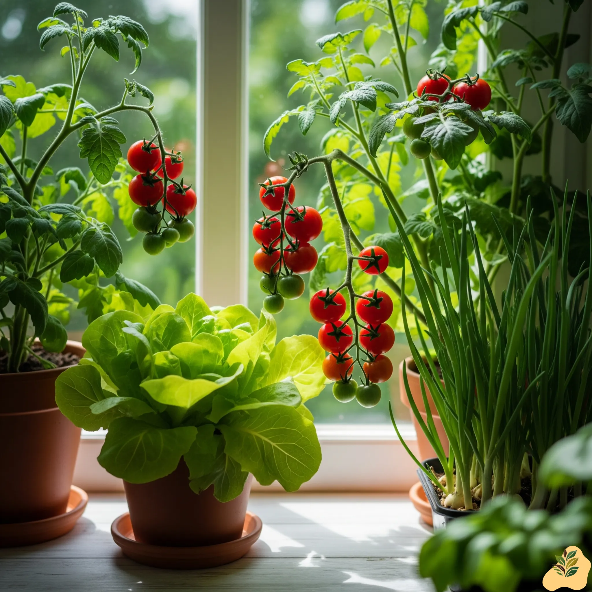 Indoor vegetable garden 