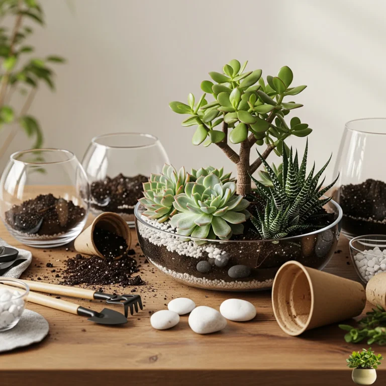 DIY Succulent Terrarium: Tools, Plants & Steps