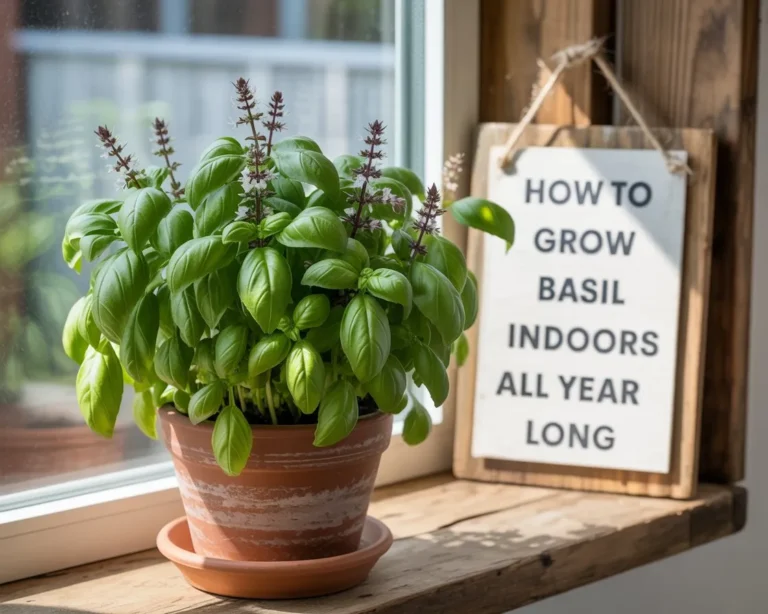 How to Grow Basil Indoors All Year Long